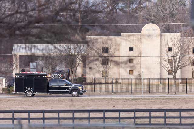 The hostages were held at the synagogue for more than 10 hours (Brandon Wade/AP)