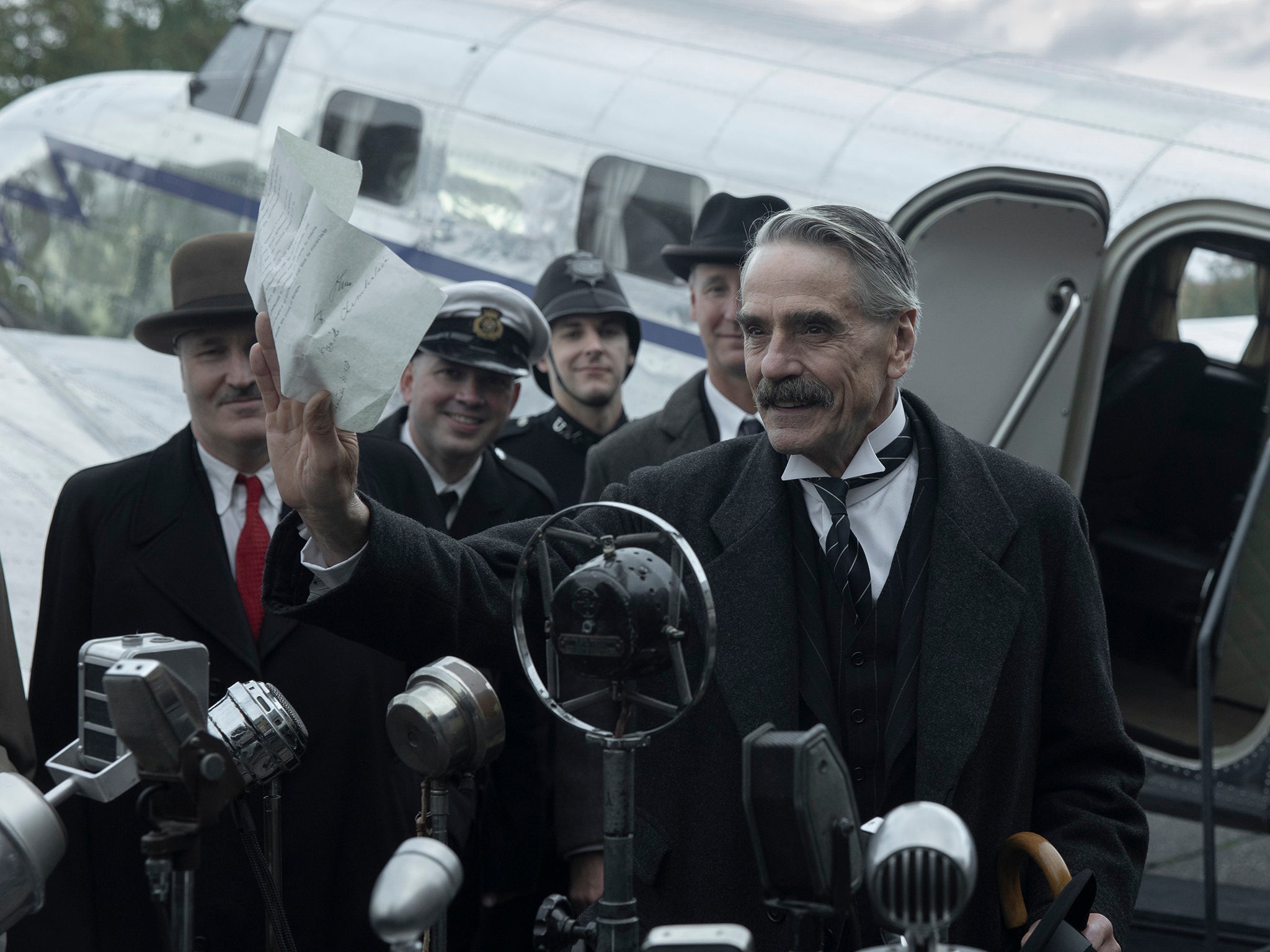 Appeasement in our time: Jeremy Irons as Neville Chamberlain in Netflix’s ‘Munich: The Edge of War’