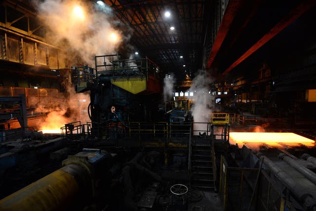 The steel industry has been hit by US tariffs (Rui Vieira/PA)