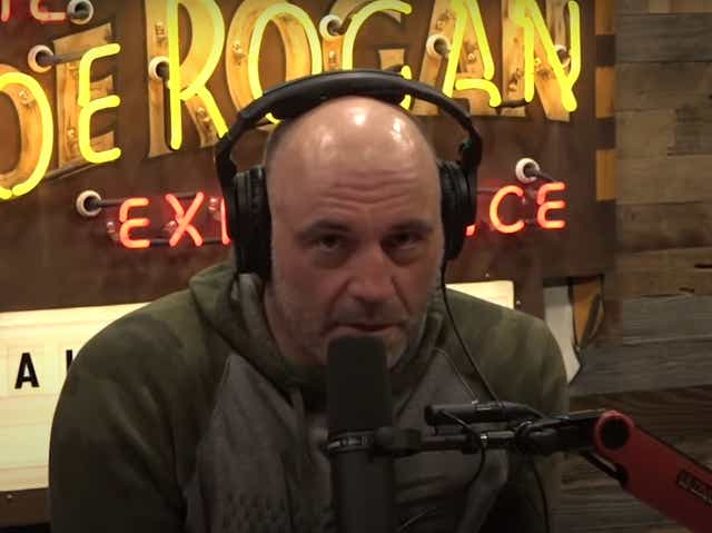 <p>Joe Rogan, pictured on his podcast ‘The Joe Rogan Experience' </p>