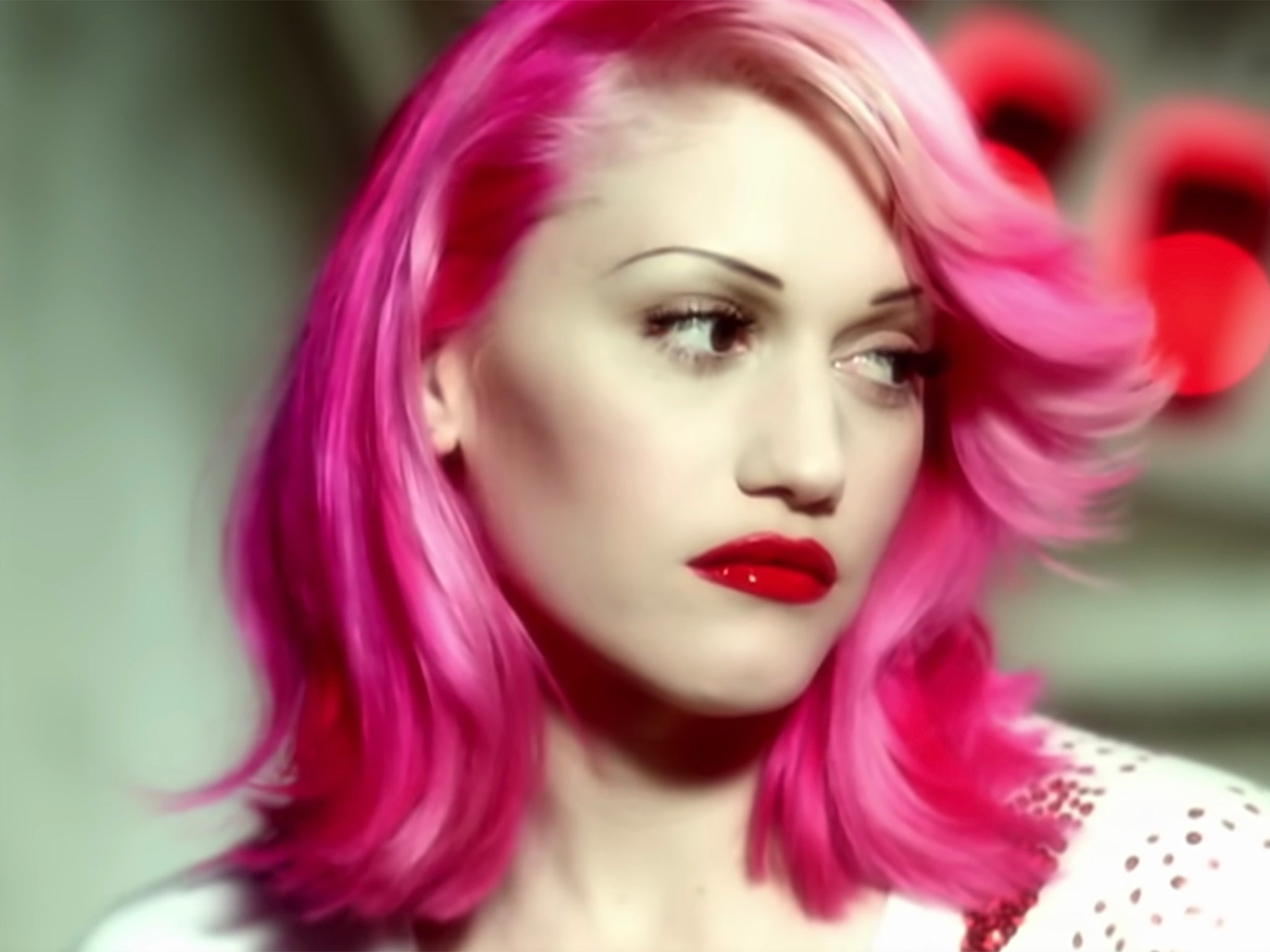 Gwen Stefani in the video for No Doubt’s ‘Simple Kind of Life'