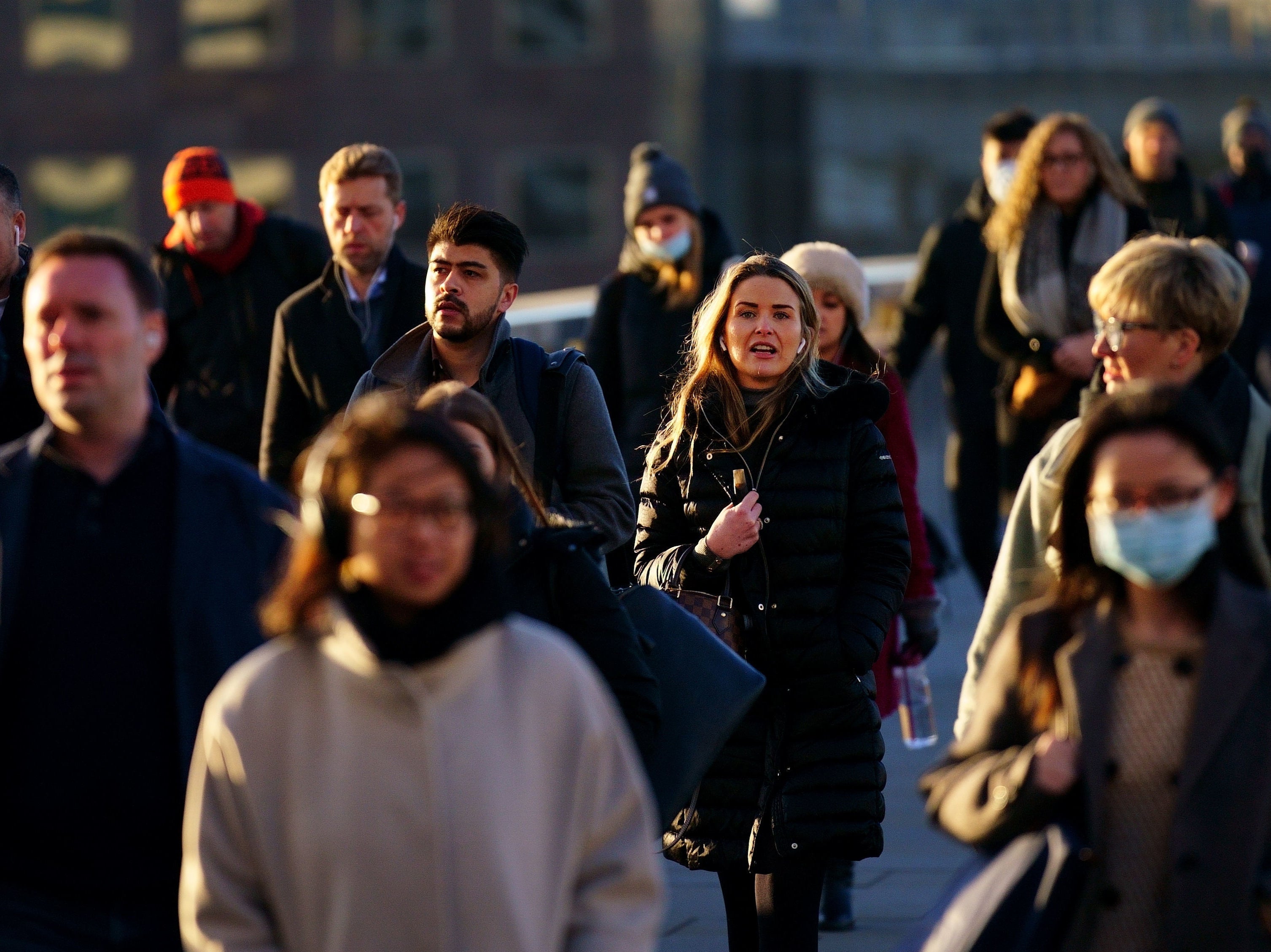 Commuters have headed back to the office on the first day of work-from-home guidance lifting