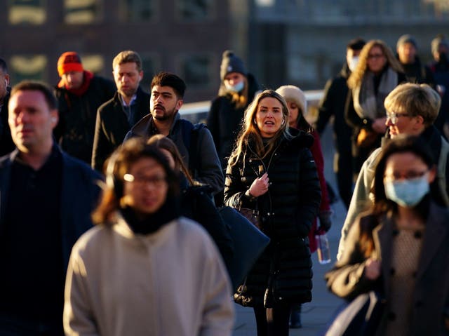 <p>Commuters have headed back to the office on the first day of work-from-home guidance lifting</p>