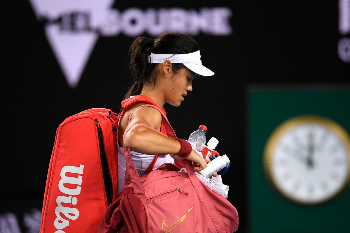 Emma Raducanu taking &lsquo;positives&rsquo; after battling through pain barrier in Australian Open defeat