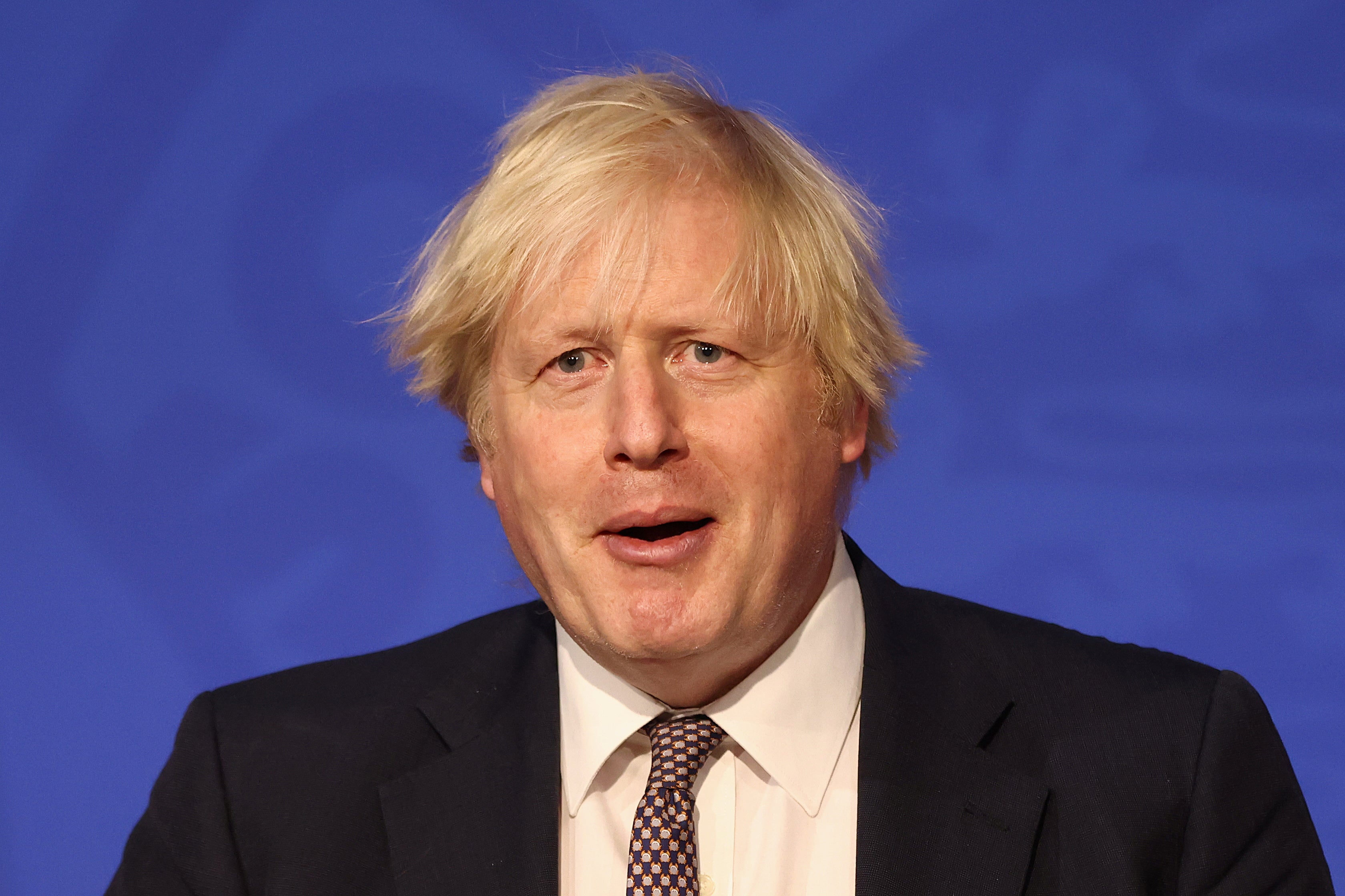 Johnson was asked about the allegations against the whips – he said he had ‘seen no evidence’ of such a thing