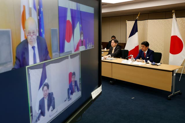 Japan France Security Talks
