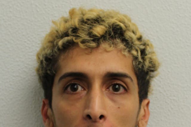 Anouar Sabbar, 28, was sentenced to five years after previously pleading guilty to robbery, theft, five counts of blackmail, the Met said (Metropolitan Police/PA)