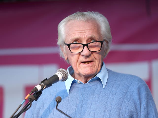 Lord Heseltine at anti-Brexit rally