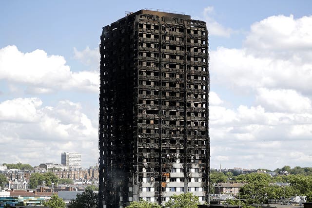 <p>Flammable cladding was blamed for rapid spread of tower block fire </p>