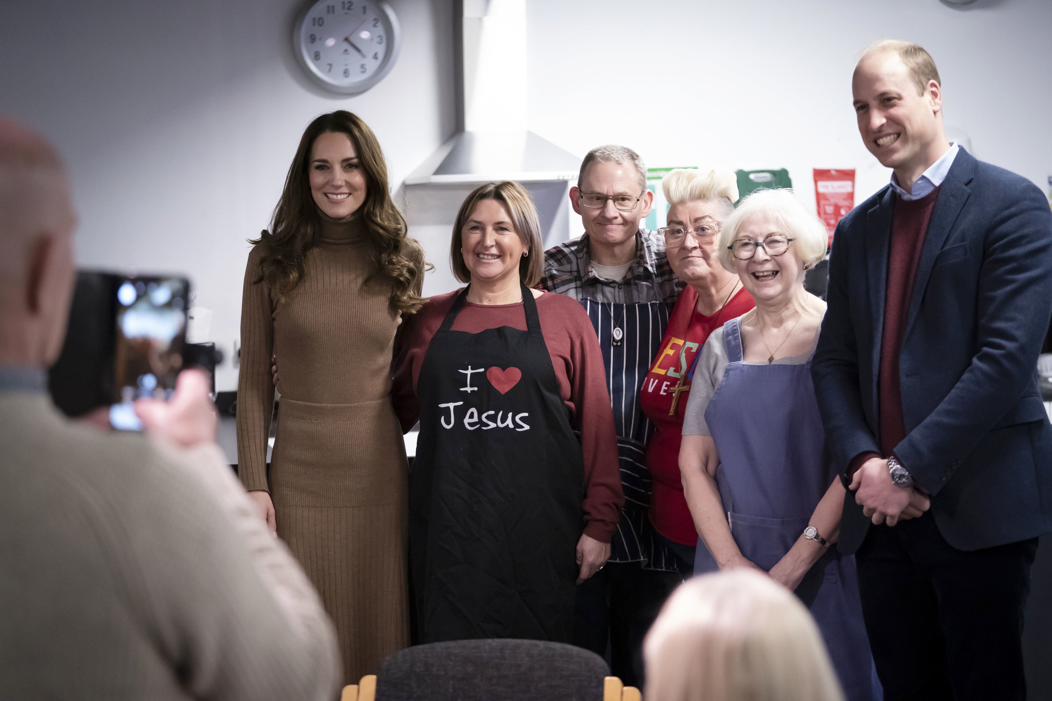 The Duke and Duchess of Cambridge during a visit to Church on the Street, in Burnley (Danny Lawson/PA)