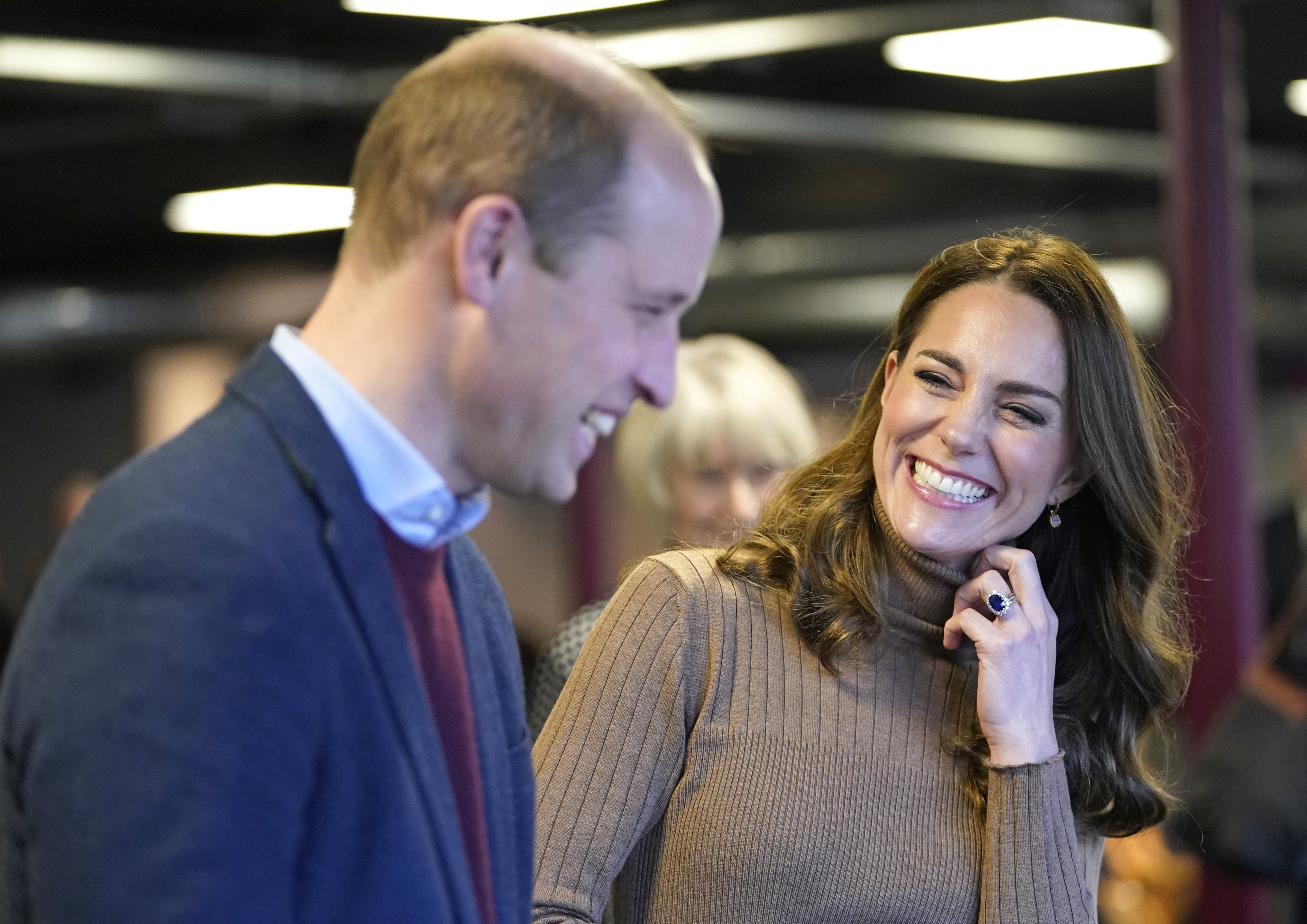 The Duke and Duchess of Cambridge during a visit to the Church on the Street in Burnley (Danny Lawson/PA)