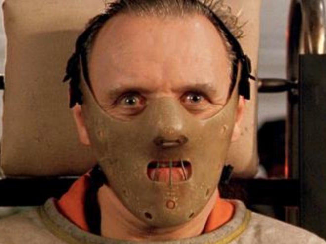 Anthony Hopkins as Dr Hannibal Lecter in ‘The Silence of the Lambs’