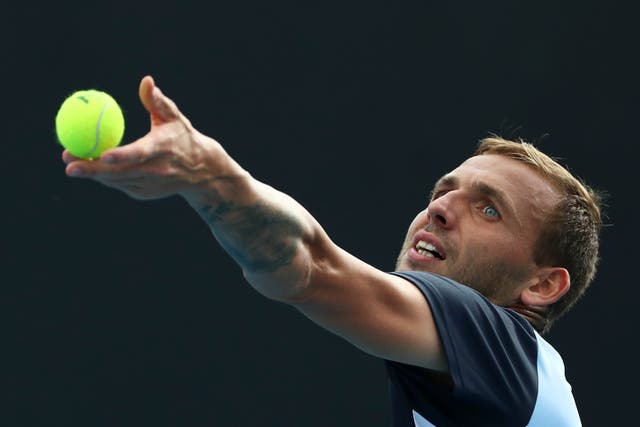 <p>Dan Evans will look to keep the British flag flying in singles (Tertius Pickard/AP)</p>