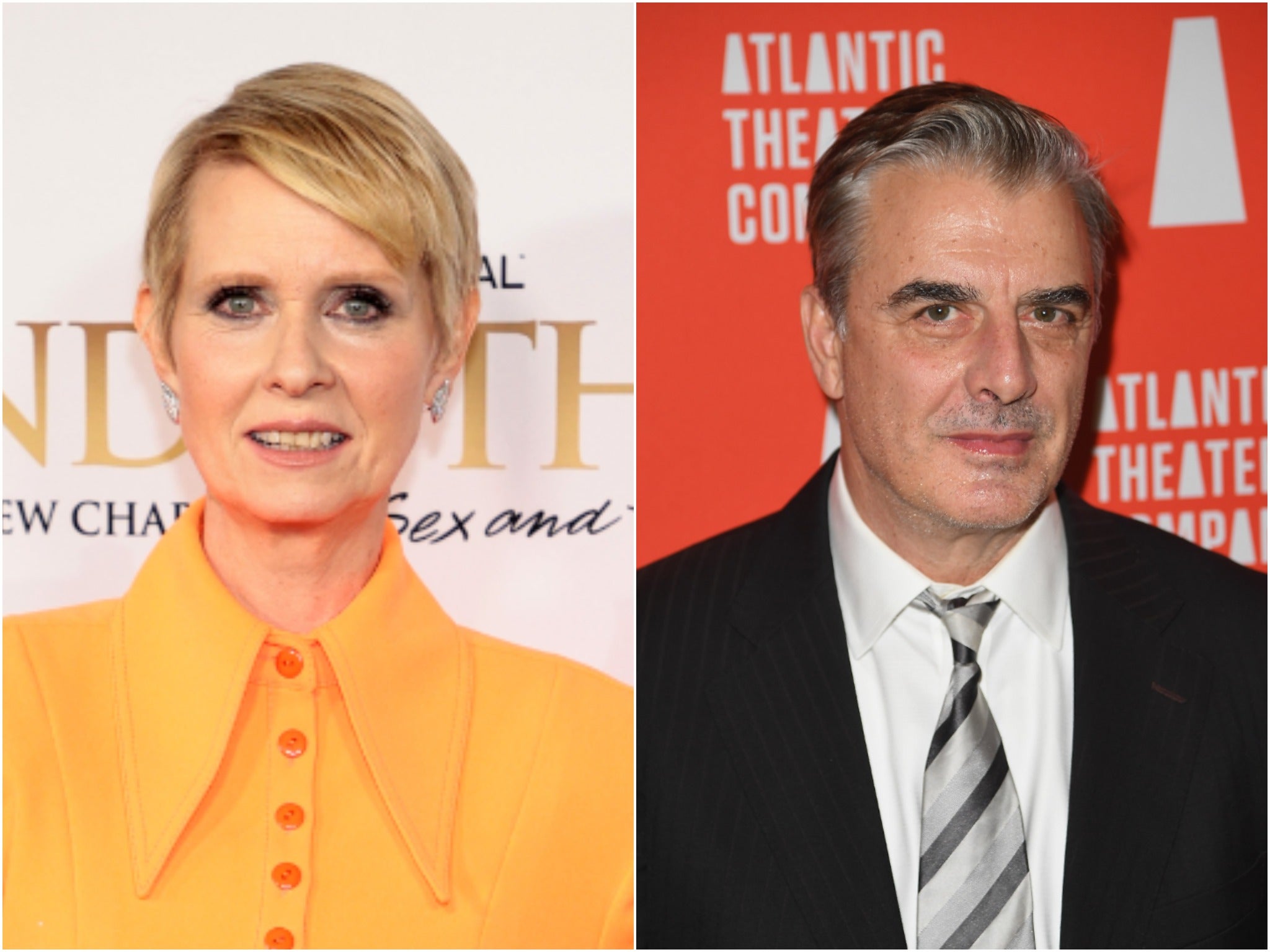 <p>Cynthia Nixon, Chris Noth</p>