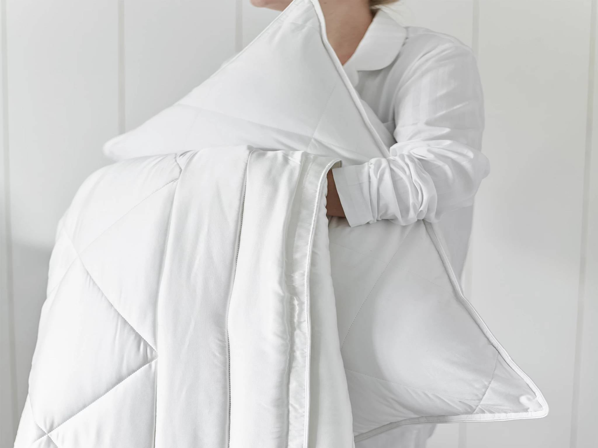 The White Company ultimate silk surround pillow: From £85, The White Company