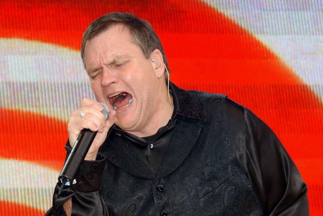 Meat Loaf performing on stage (Yui Mok/PA)