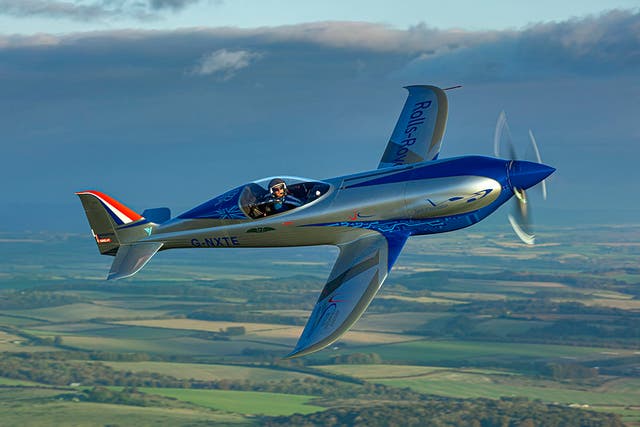 <p>Rolls-Royce’s record-breaking Spirit of Innovation plane</p>