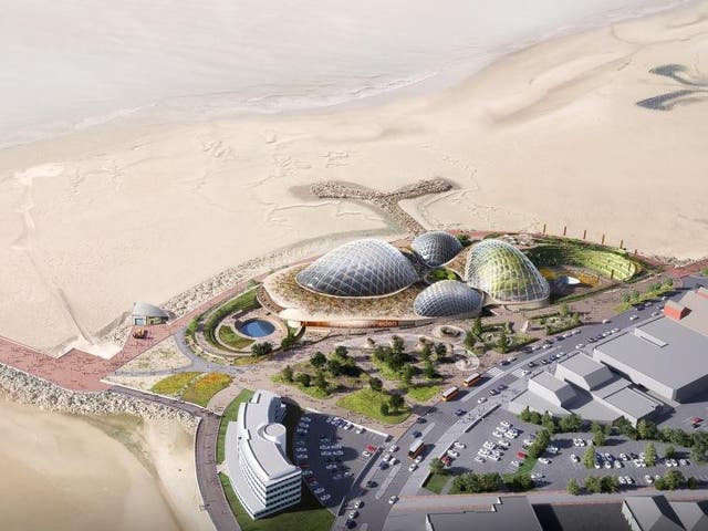 <p>Artists impression of Eden Project North</p>