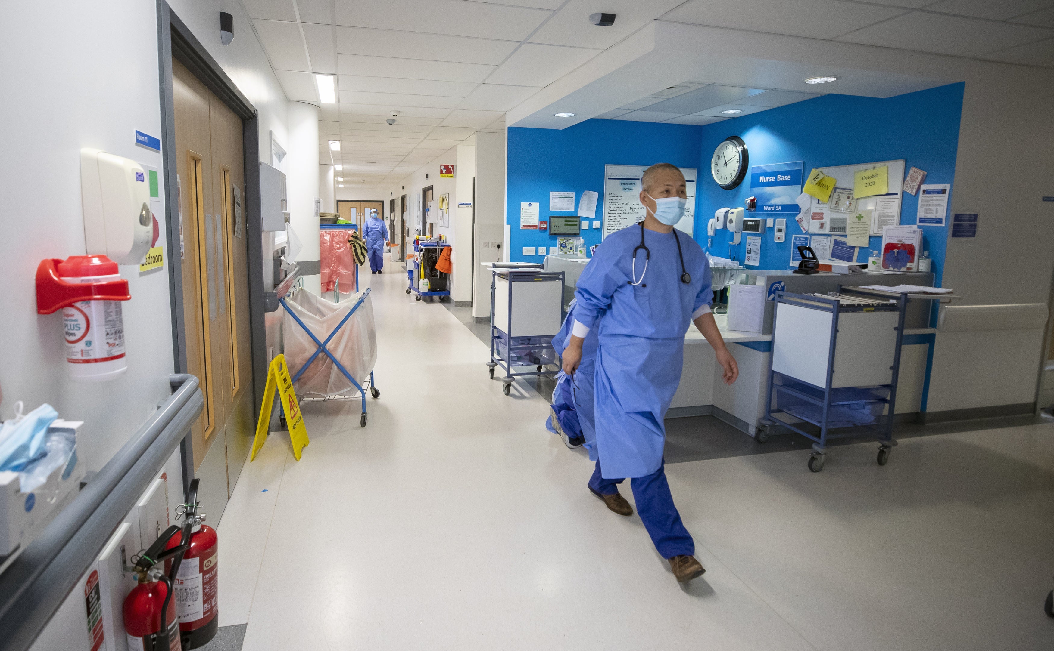 Medical staff will be helped by council workers on the wards (Peter Byrne/PA)