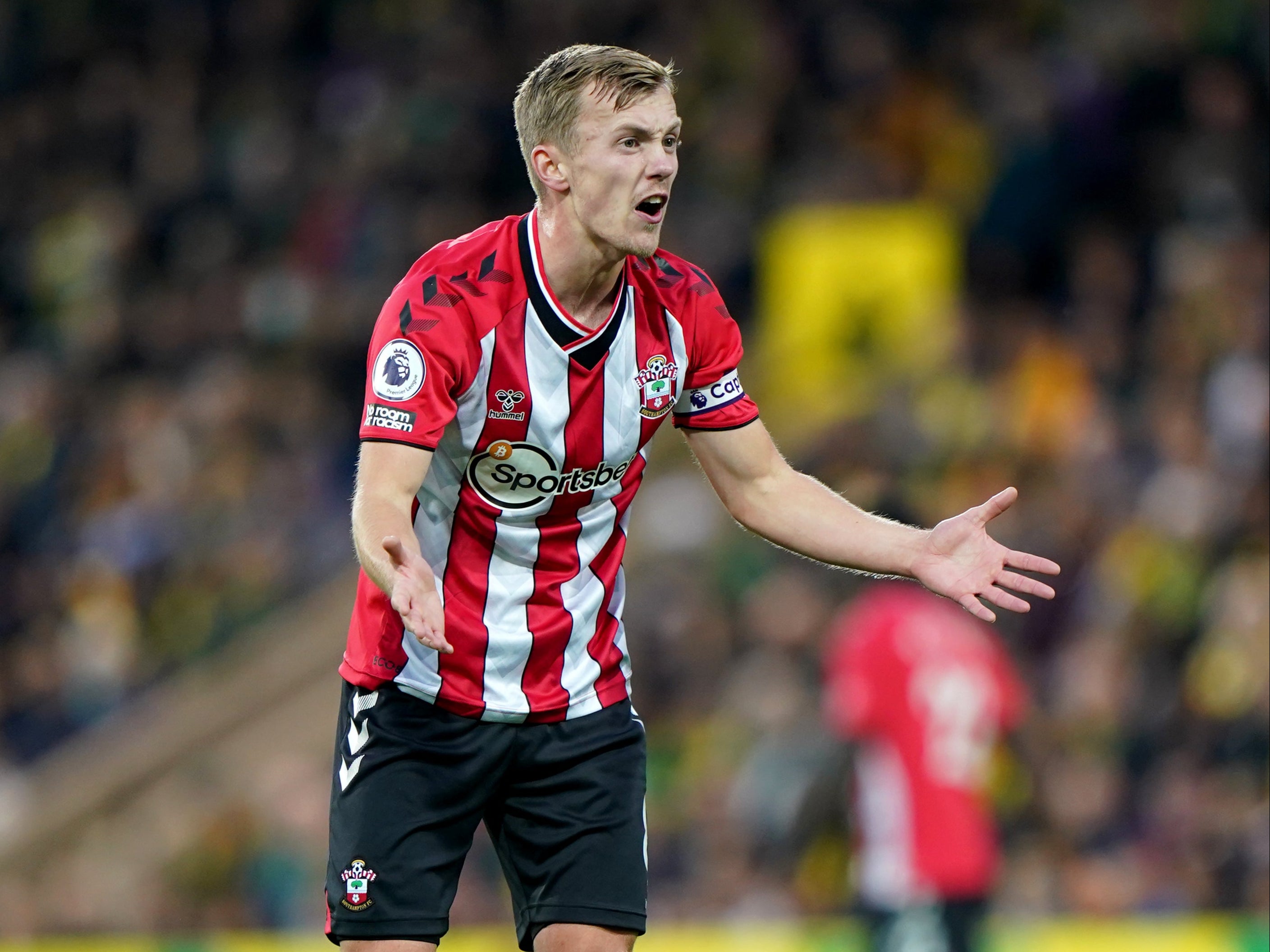 Pep Guardiola is a big admirer of Southampton captain James Ward-Prowse (Joe Giddens/PA)