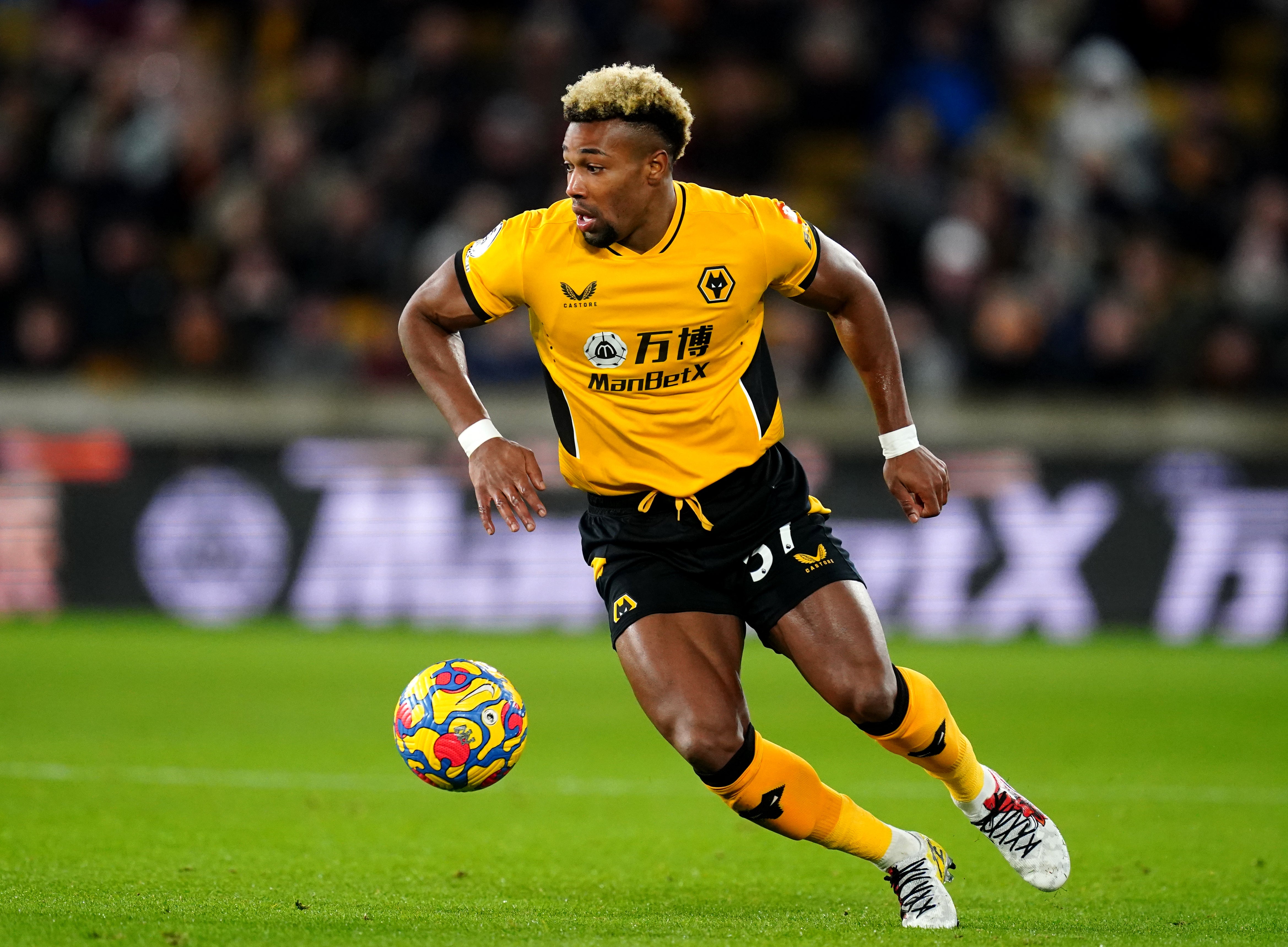 Adama Traore’s current deal with Wolves expires in 18 months (David Davies/PA)