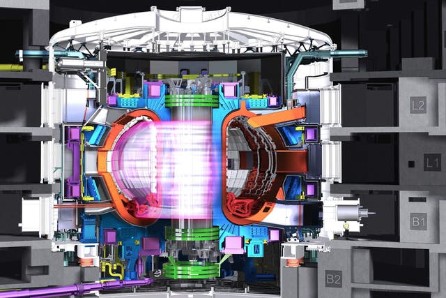A site in Scotland is being considered for building the world’s first nuclear fusion power plant (ITER Organisation/Durham University/PA)