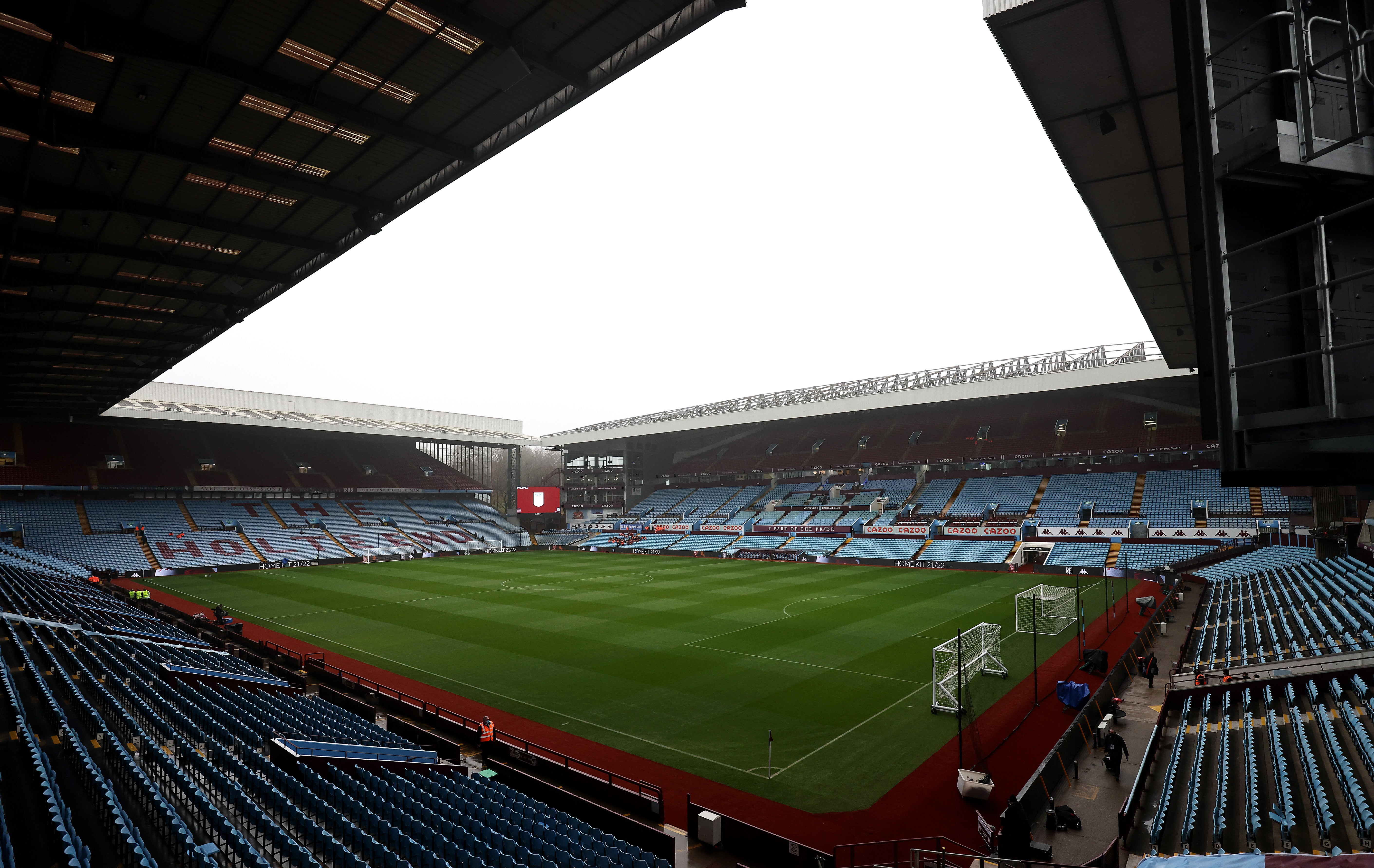 A general view of Villa Park