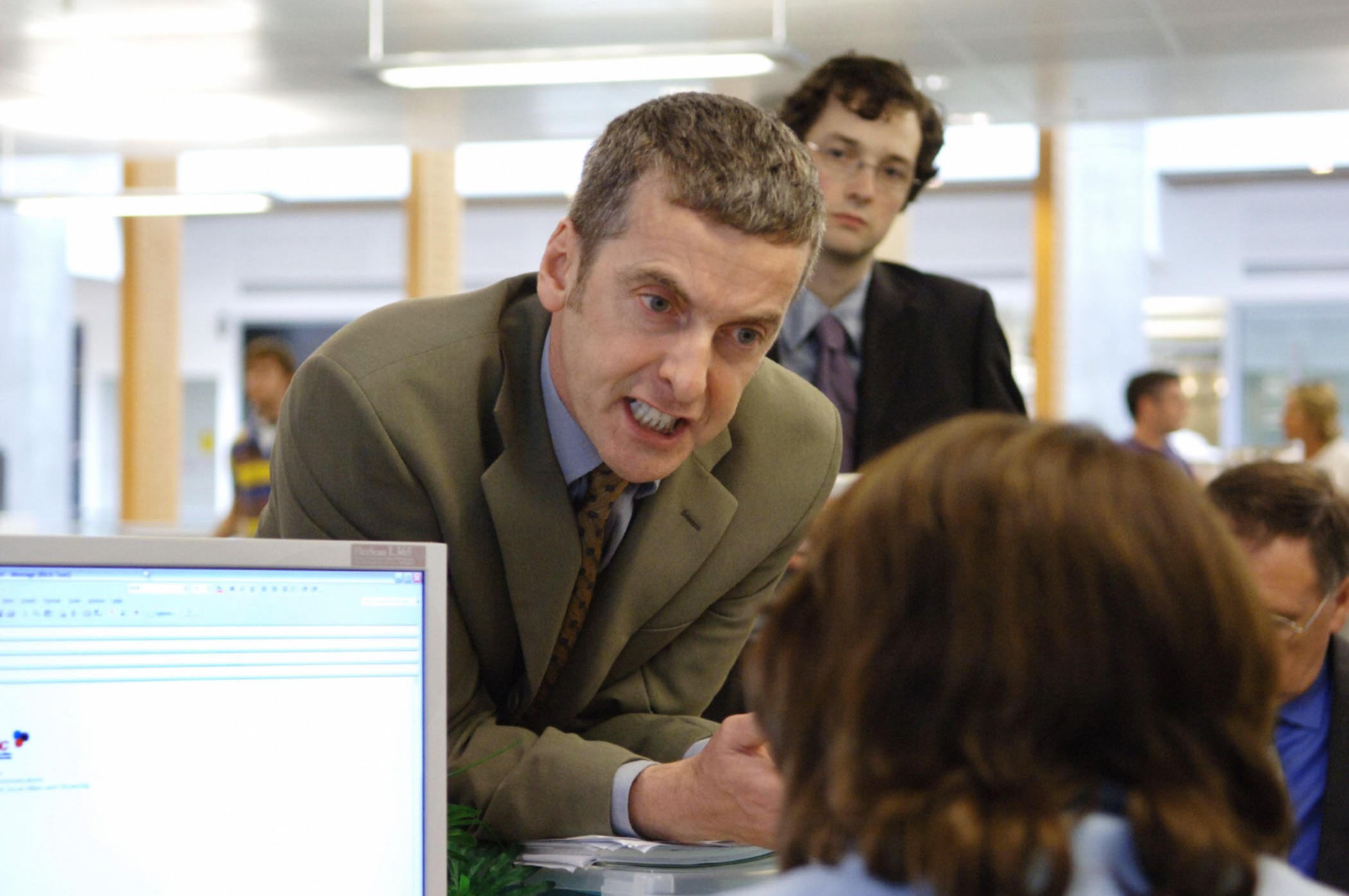 Peter Capaldi as Malcolm Tucker in ‘The Thick of It’