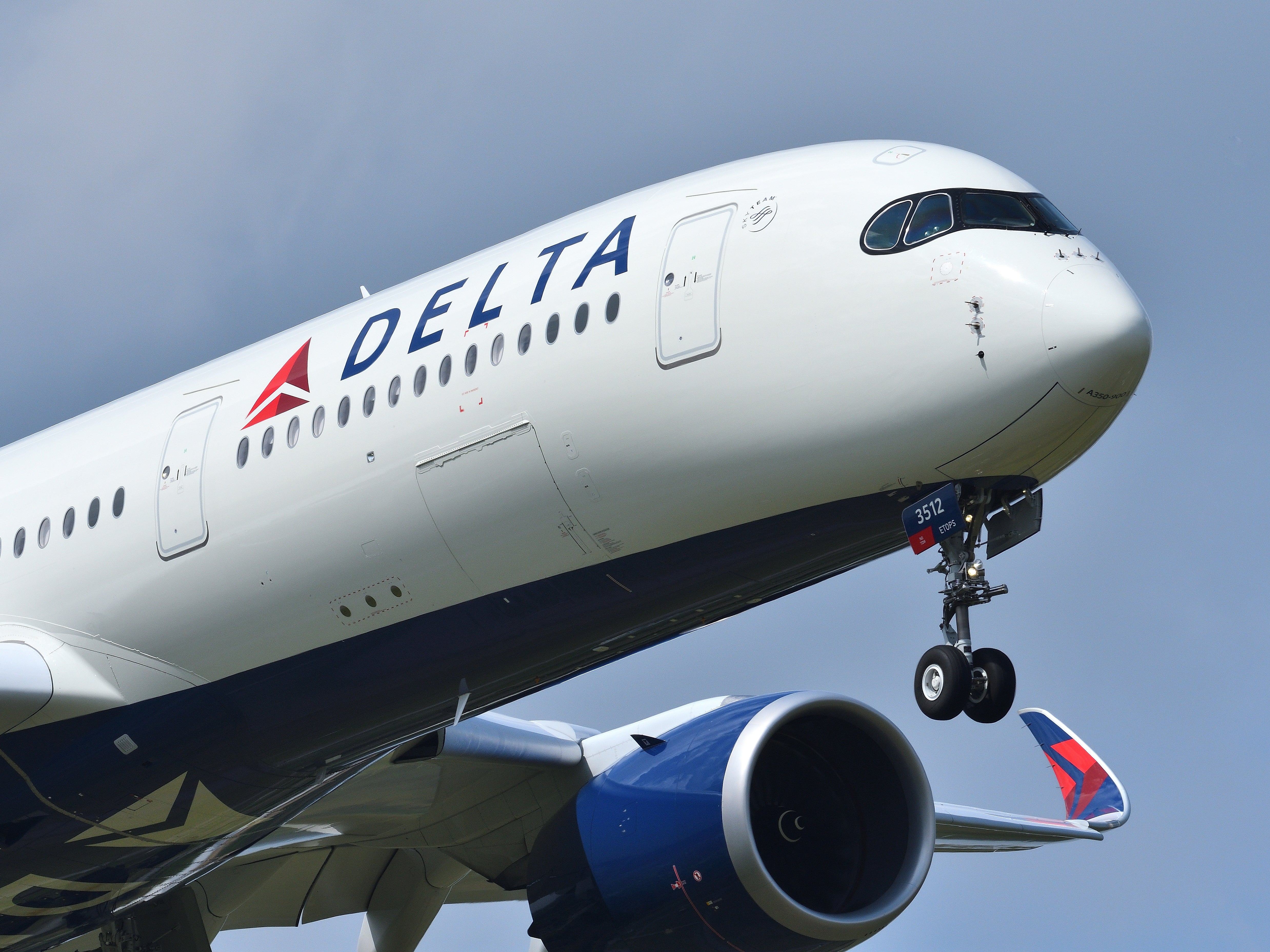 A Delta Airlines flight
