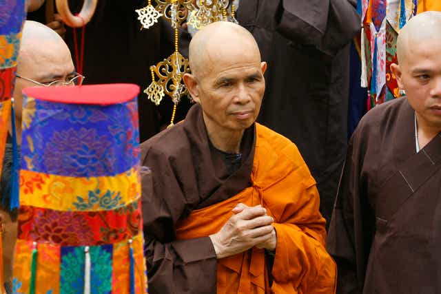 Vietnam Thich Nhat Hanh Mindfulness Monk