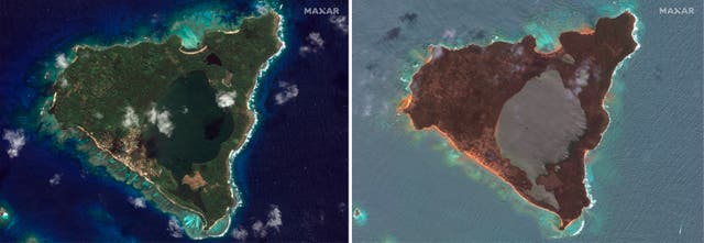 OCE-GEN TONGA-ERUPCIÓN-AUSTRALIA