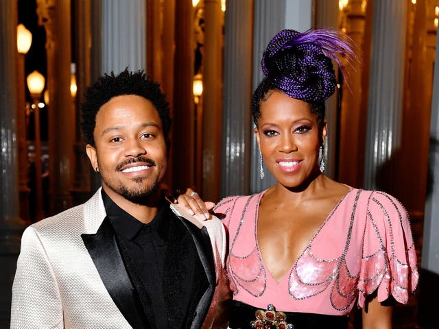 <p>Ian Alexander Jr and Regina King pictured in 2019</p>