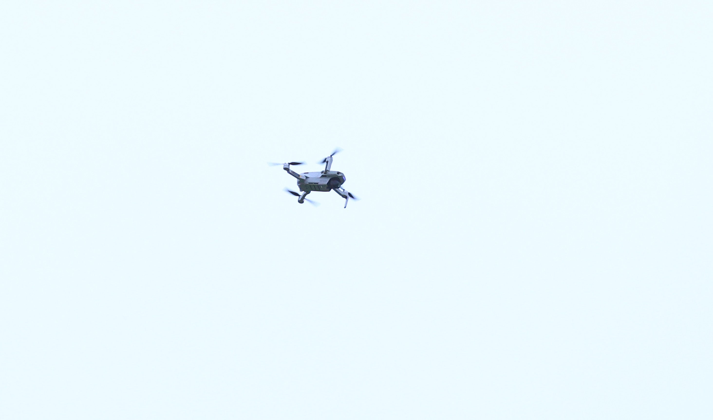 A done is seen flying over the Brentford Community Stadium