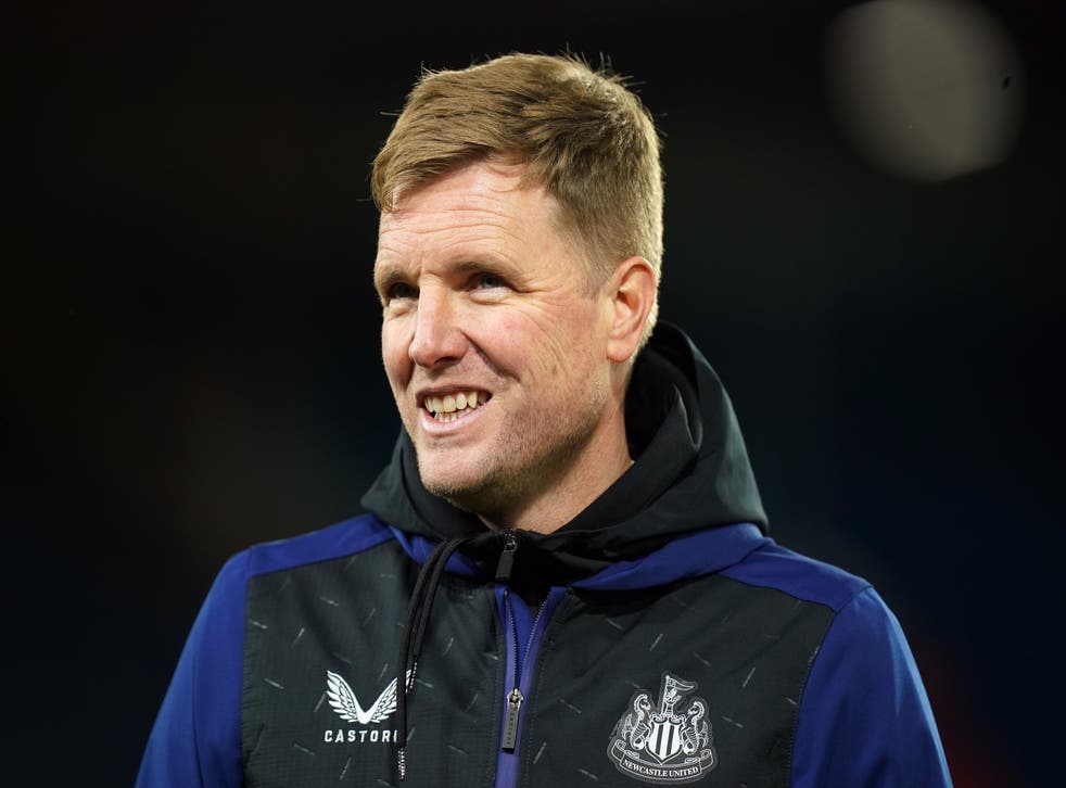 Newcastle manager Eddie Howe enjoyed the vital victory at Leeds (Mike Egerton/PA)