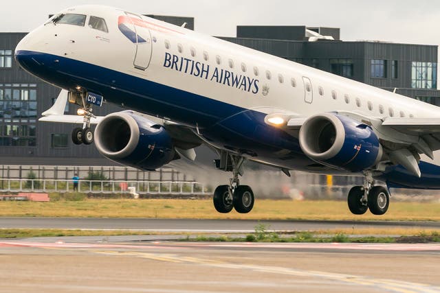 <p>Top choice: a British Airways Cityflyer Embraer jet at London City airport</p>