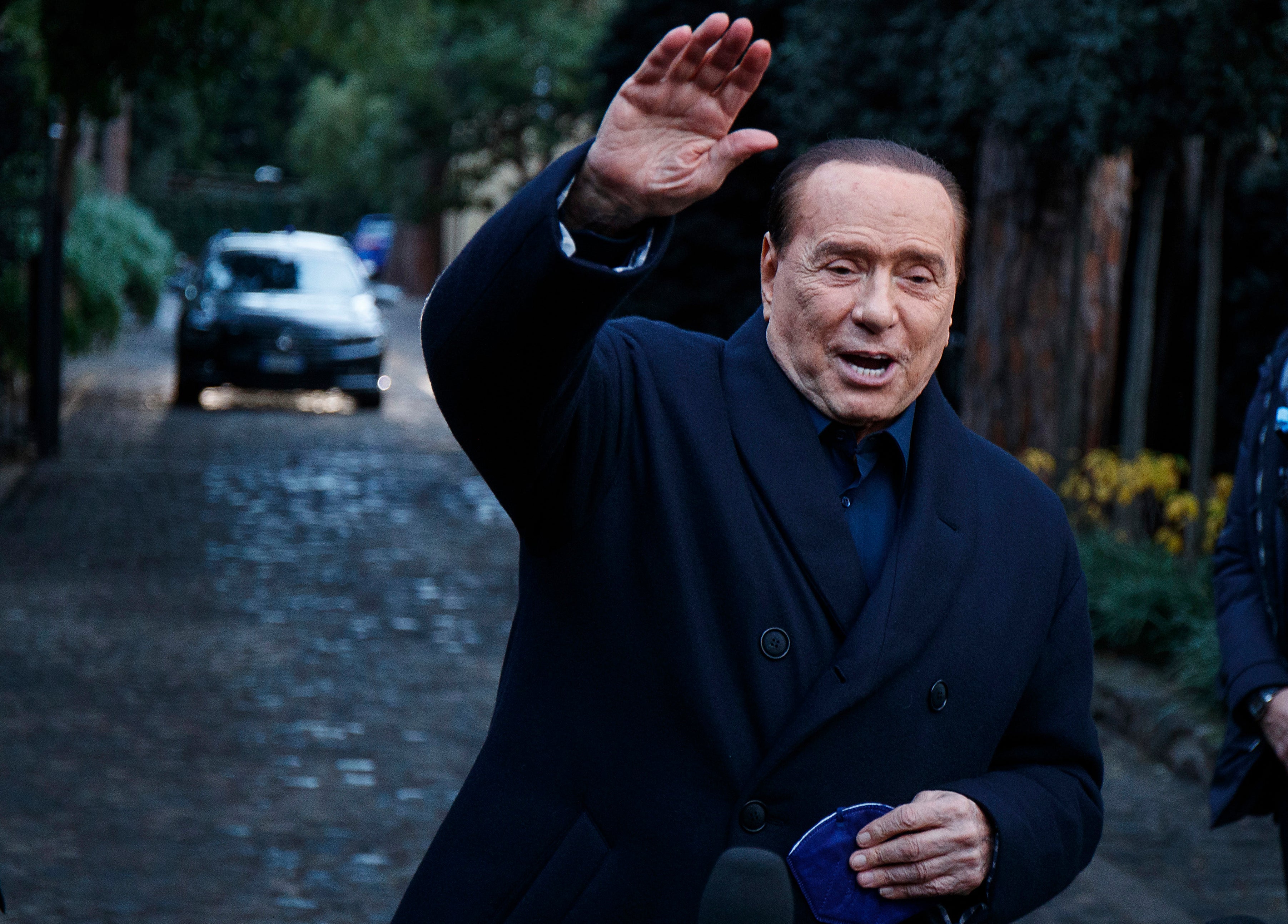 Berlusconi dropped his bid to become president earlier this year