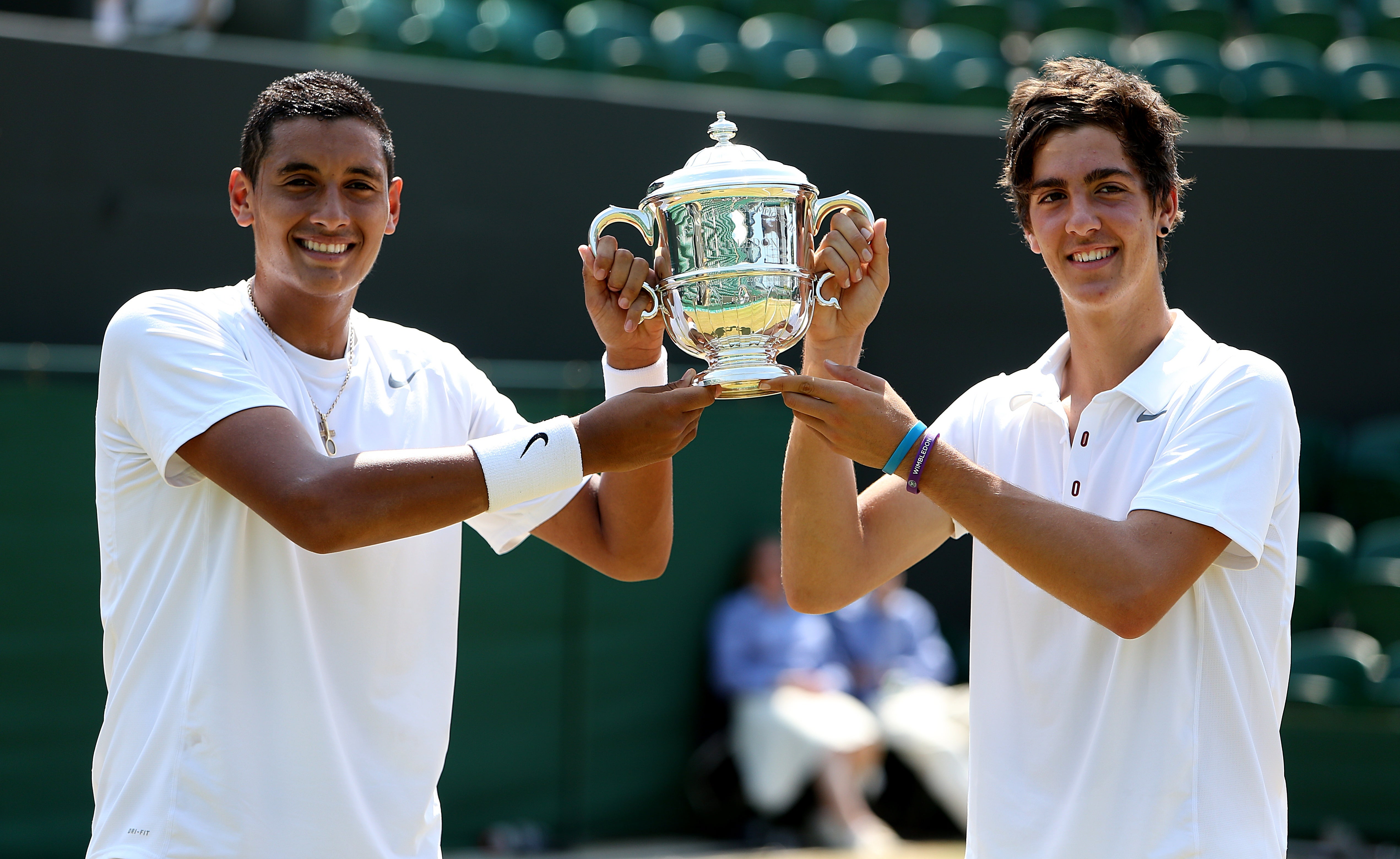 Nick Kyrgios and Thanasi Kokkinakis are looking to emulate their Wimbledon junior success (John Walton/PA)