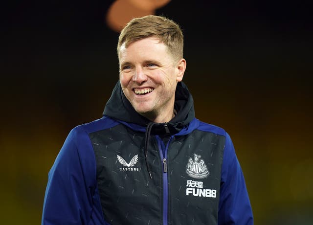 Eddie Howe is hoping to further strengthen his squad this month (Mike Egerton/PA)