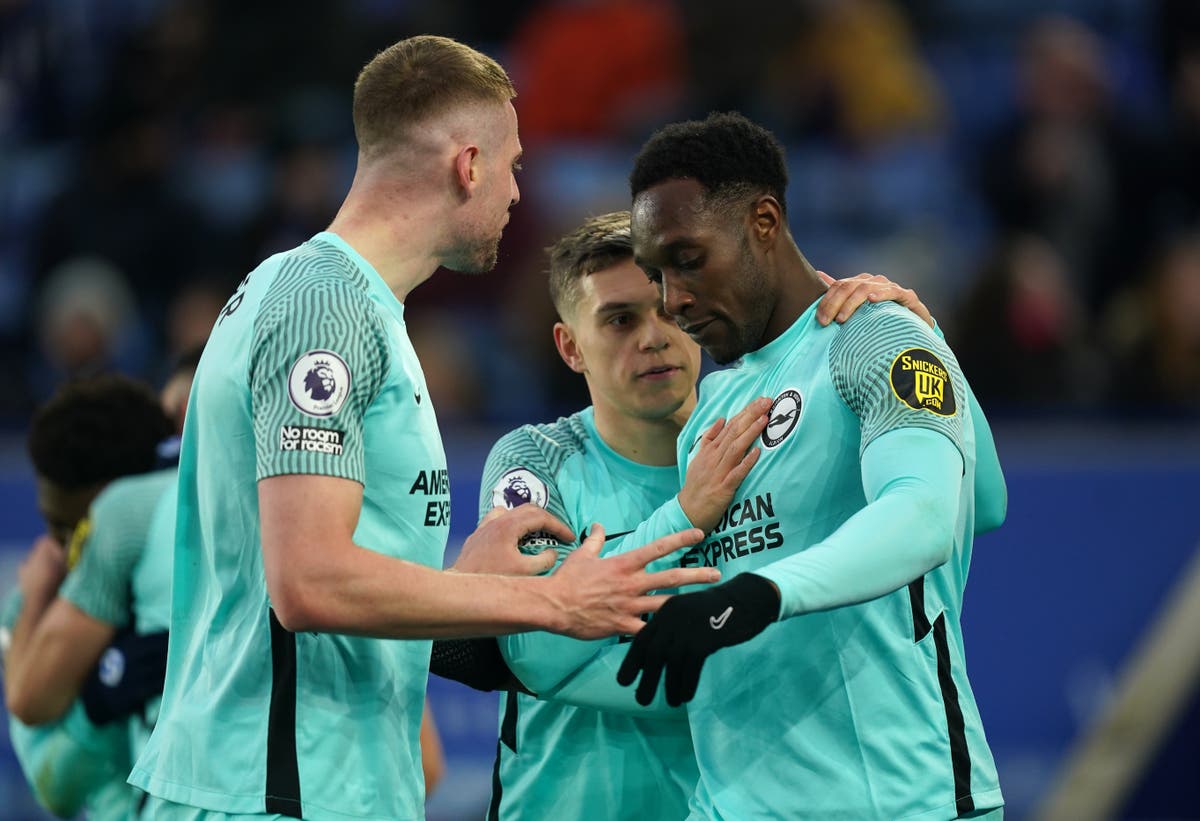 Danny Welbeck earns deserved point for Brighton with late leveller at Leicester