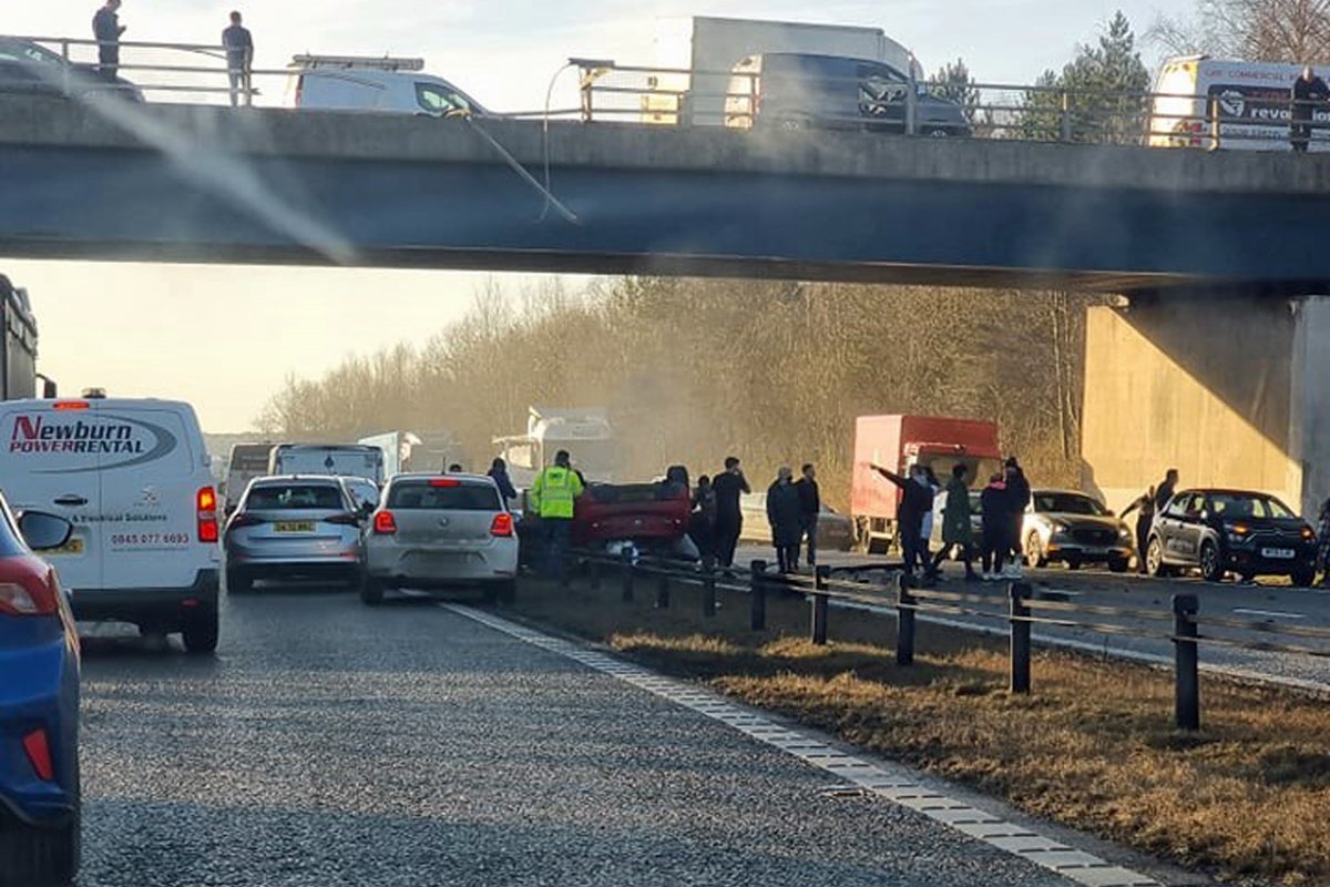 Man charged after A1 accident which left woman in critical condition ...