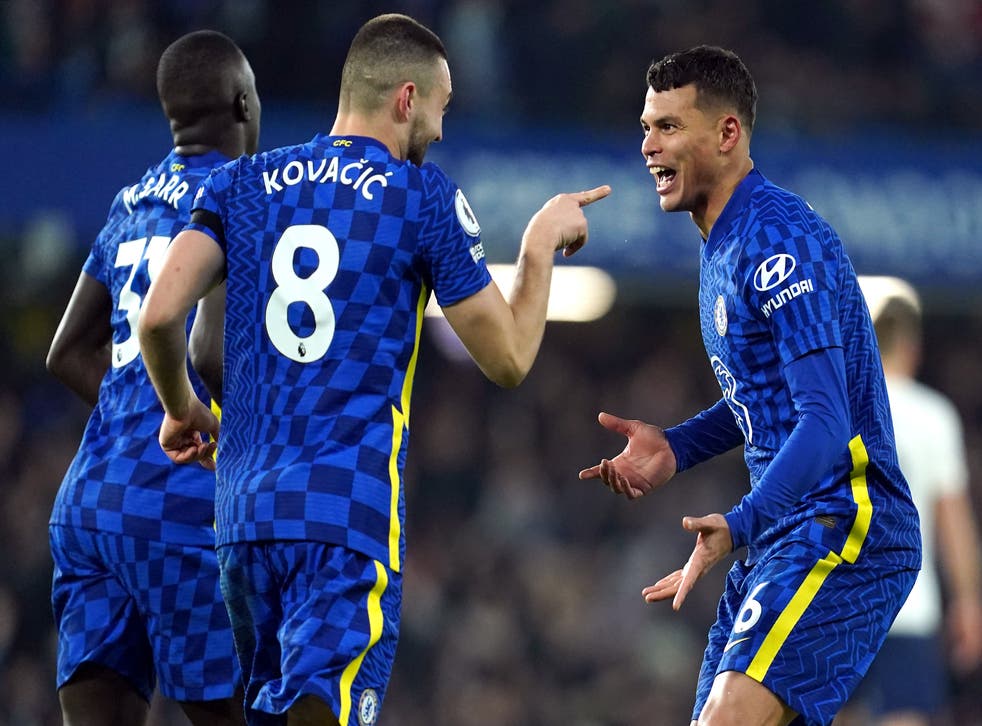 Thiago Silva scored in Chelsea’s 2-0 win against Tottenham (Nick Potts/PA)