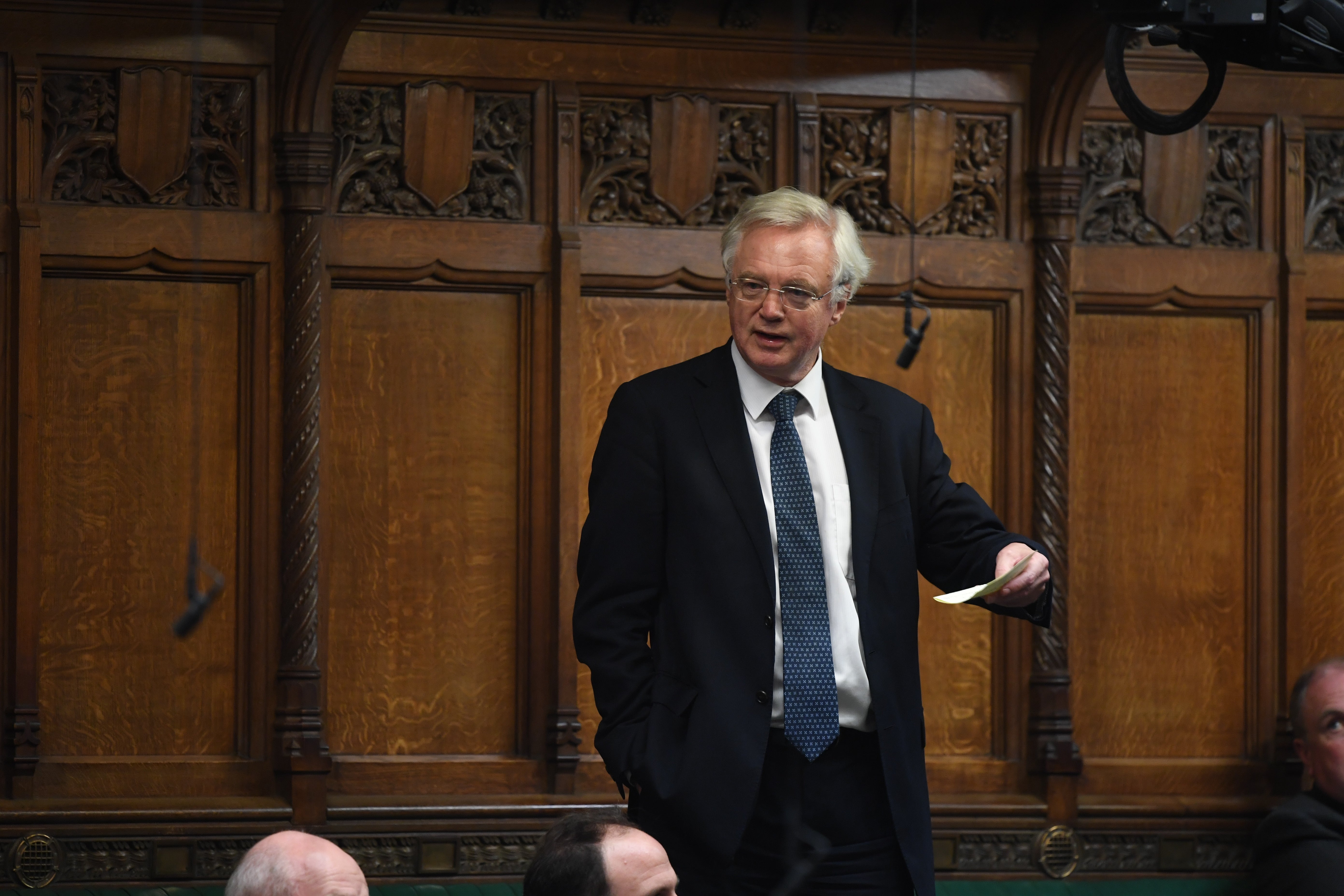 Former Brexit secretary David Davis has called for the national insurance rise to be ditched (UK Parliament/Jessica Taylor/PA)