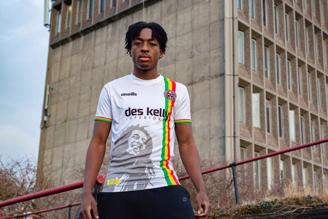 <p>Bohemians have revealed a Bob Marley-inspired kit</p>