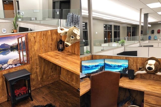 <p>CEO shares employee’s cubicle transformation</p>