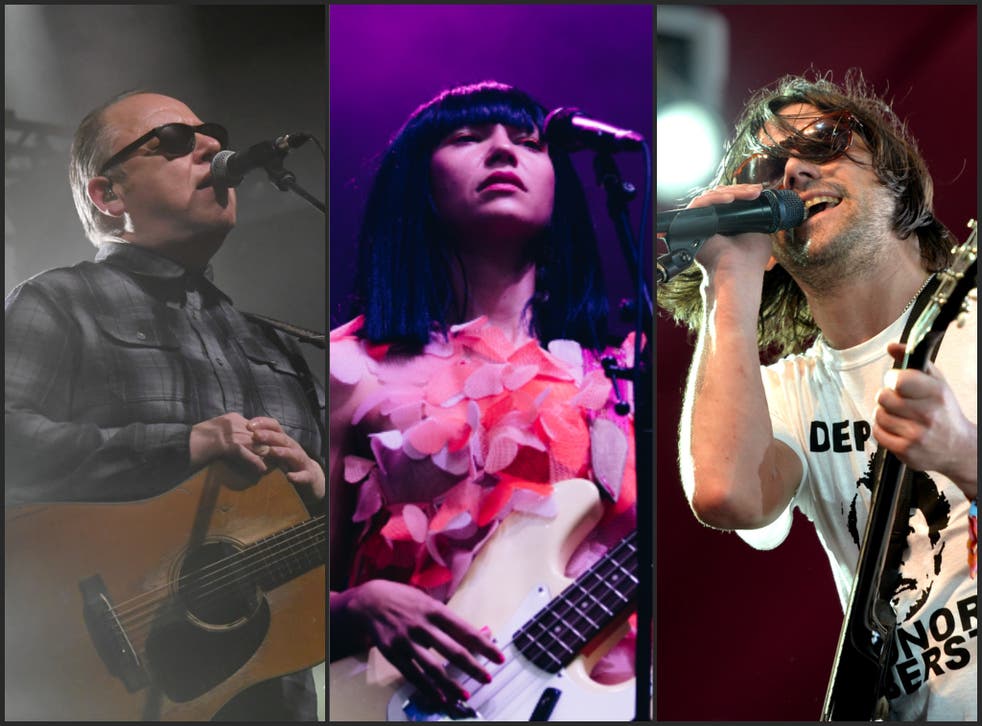 <p>L-R: Black Francis of Pixies, Laura Lee of Khruangbin and Conor Oberst of Bright Eyes</p>