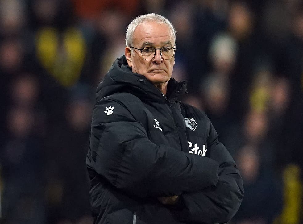 Claudio Ranieri sacked by Watford after less than four months in charge |  The Independent
