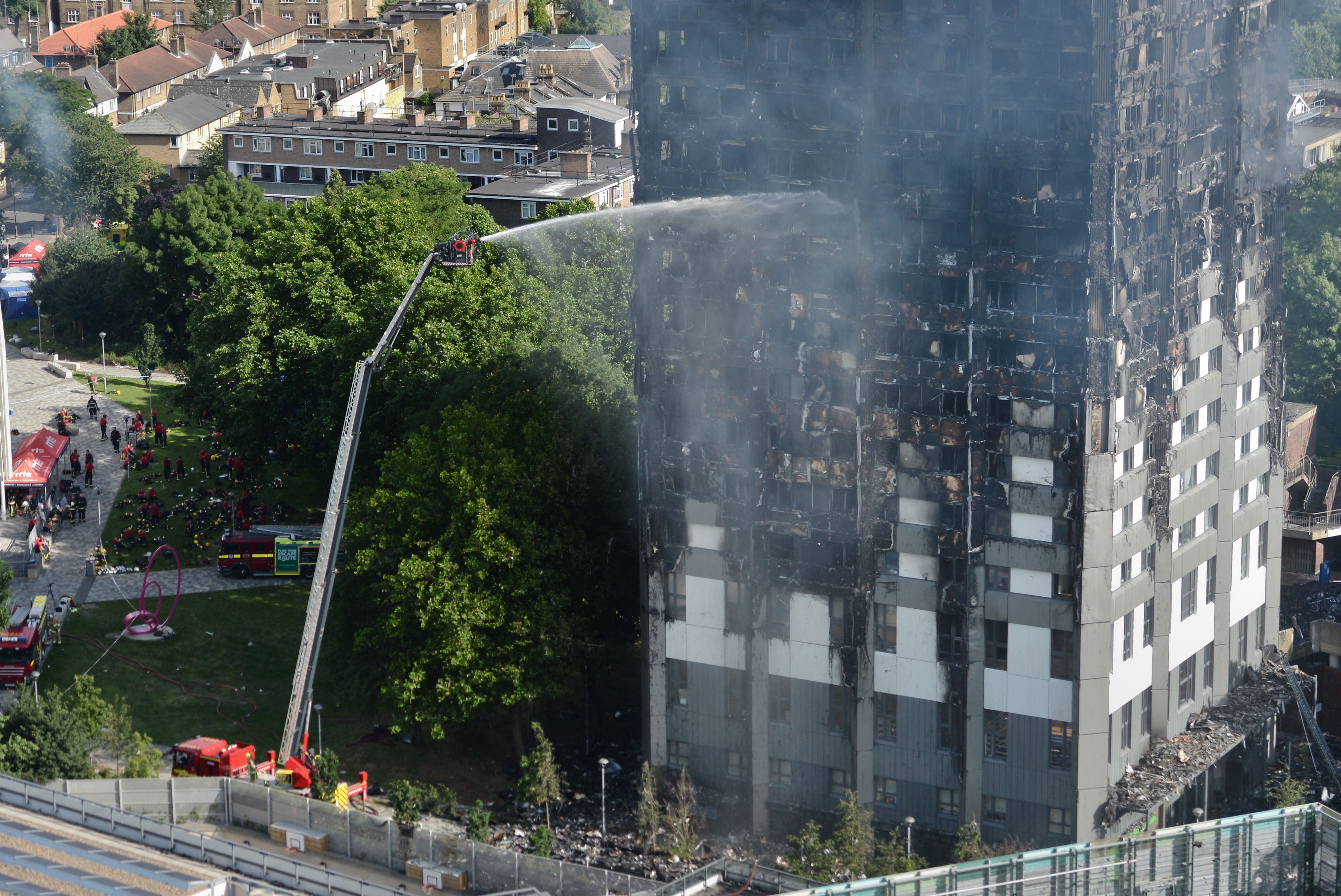 Seventy-two people were killed in the Grenfell Tower fire (Victoria Jones/PA)