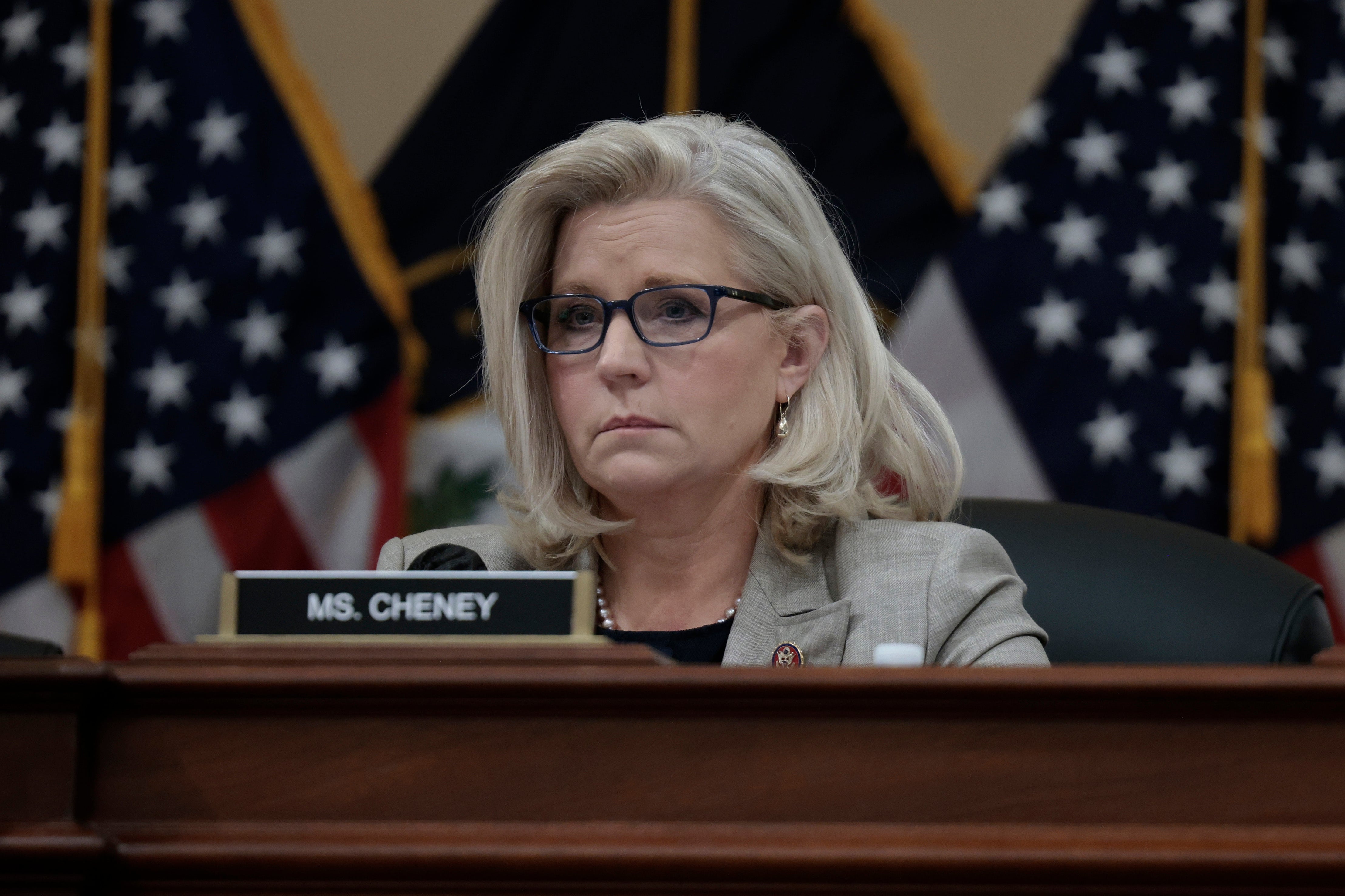 File: Liz Cheney was one of just ten Republicans in the House who voted to impeach Trump