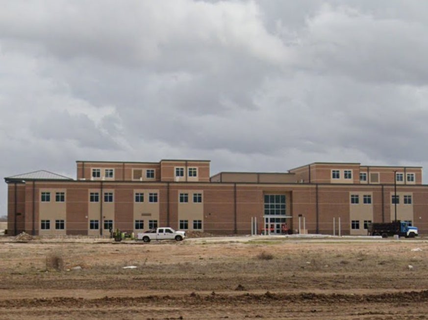Harry Wright Junior High School in Texas, where a teacher was placed on leave after audio was captured of her calling her students “complete and utter morons."