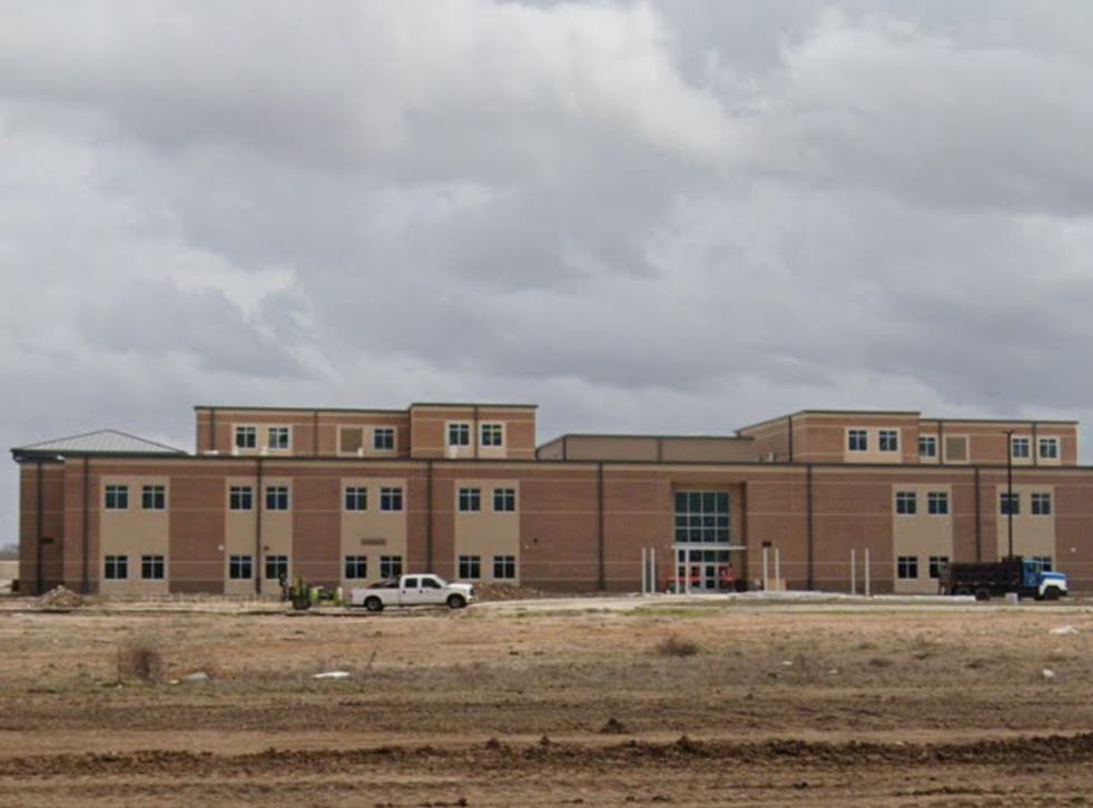 <p>Harry Wright Junior High School in Texas, where a teacher was placed on leave after audio was captured of her calling her students “complete and utter morons."</p>